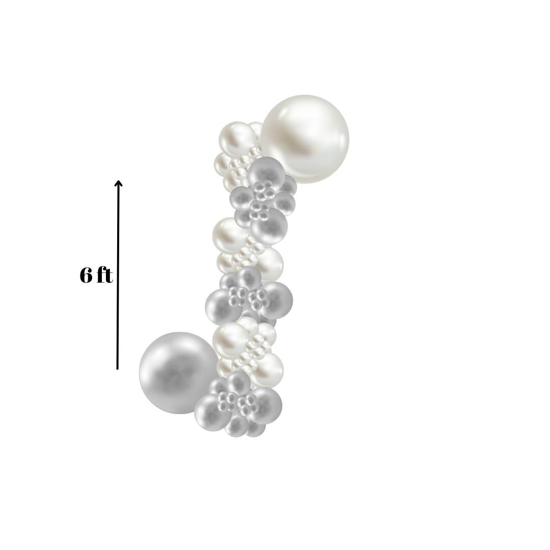 6 ft Deluxe Organic Balloon Garland