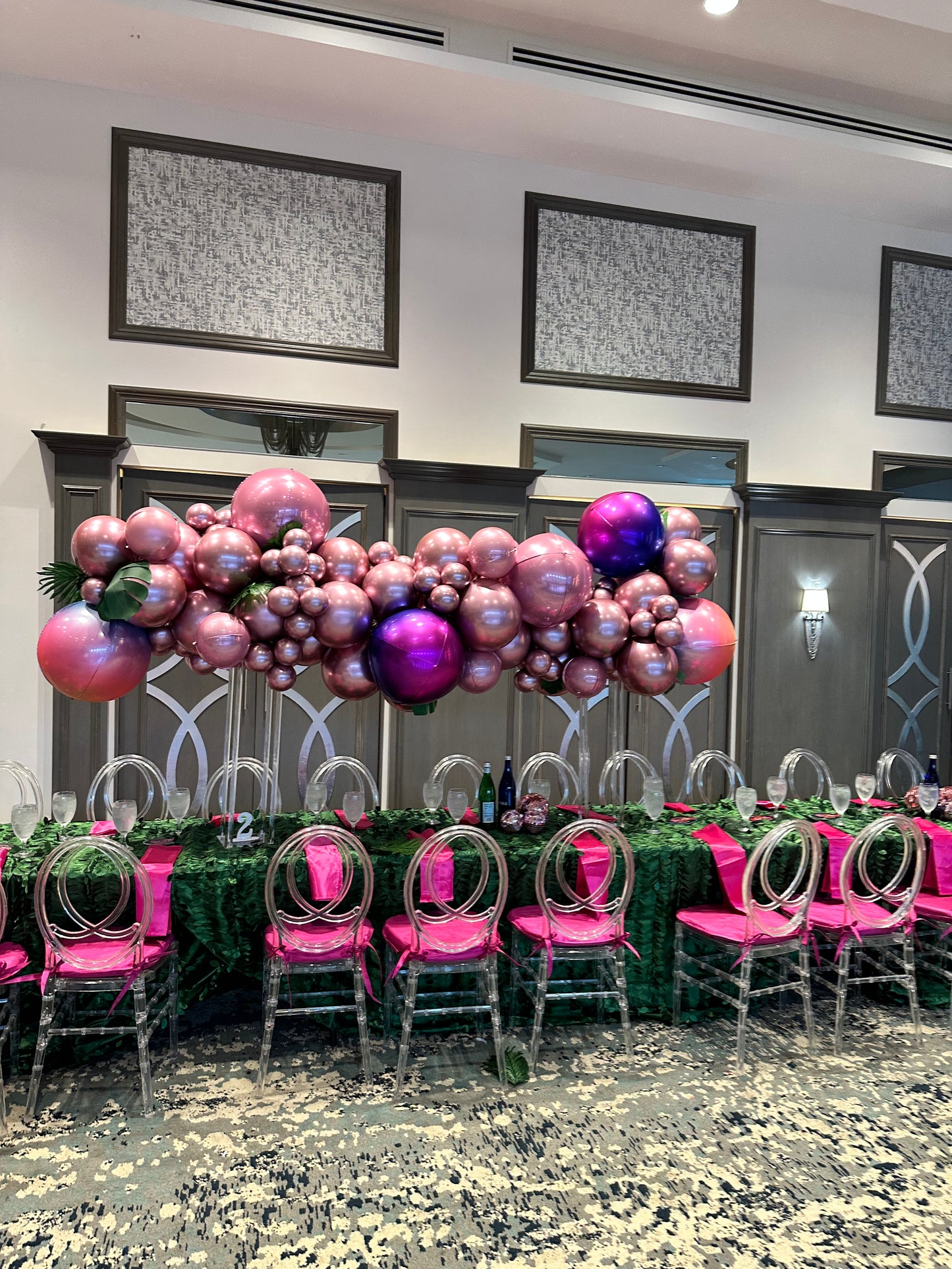 6 ft Deluxe Organic Balloon Garland