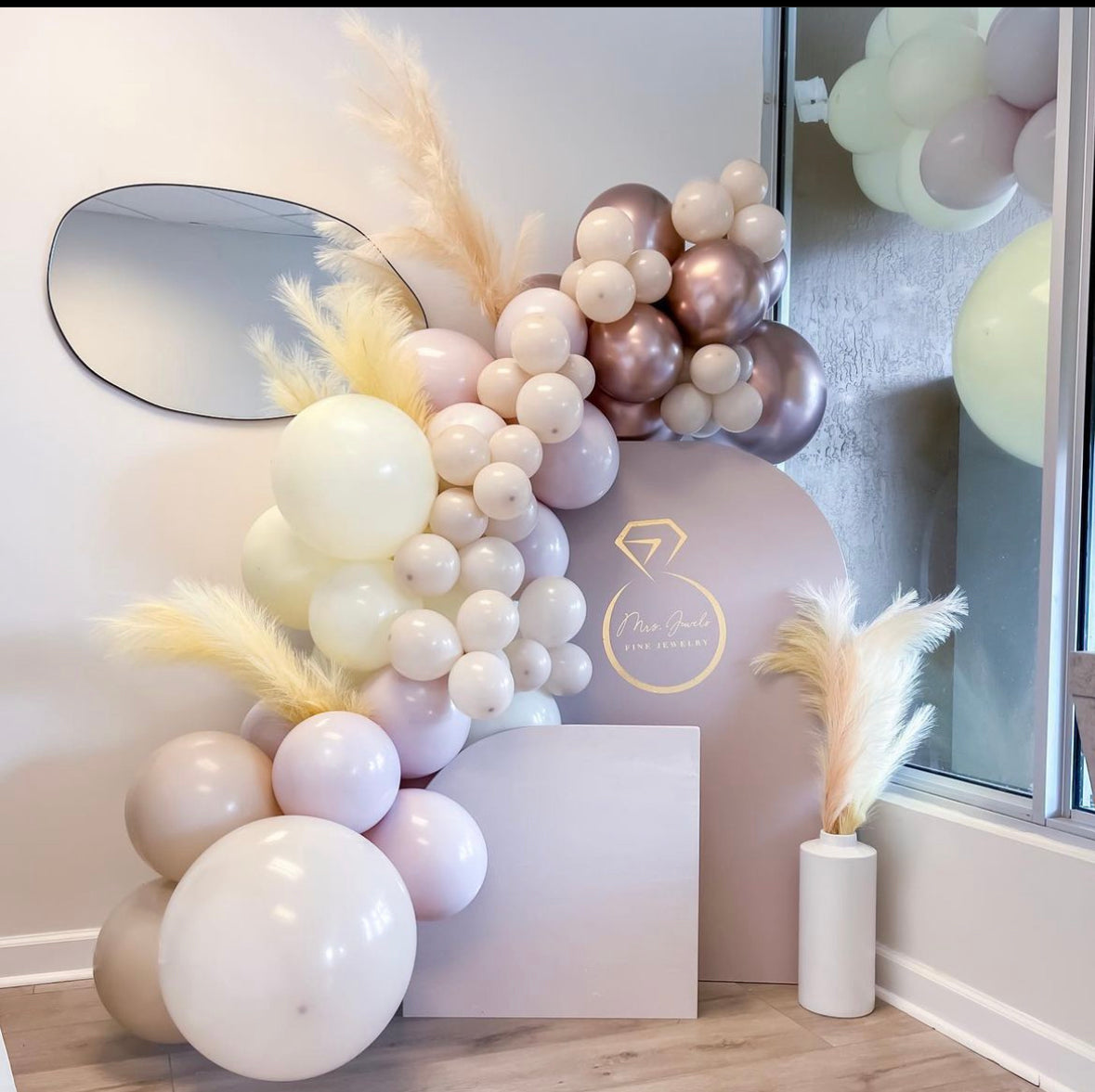 6 ft Deluxe Organic Balloon Garland